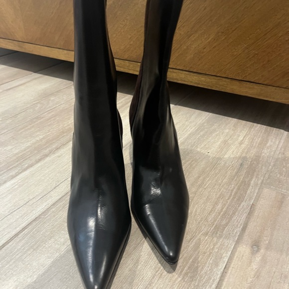 New without box Coach leather and suede black and brown boot - Picture 3 of 5